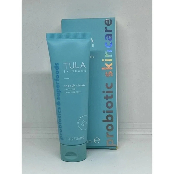 TULA Purifying Face Cleanser The‎ Cult Classic 30 ml 1 fl oz Trial Sz New​​​ - Picture 1 of 3